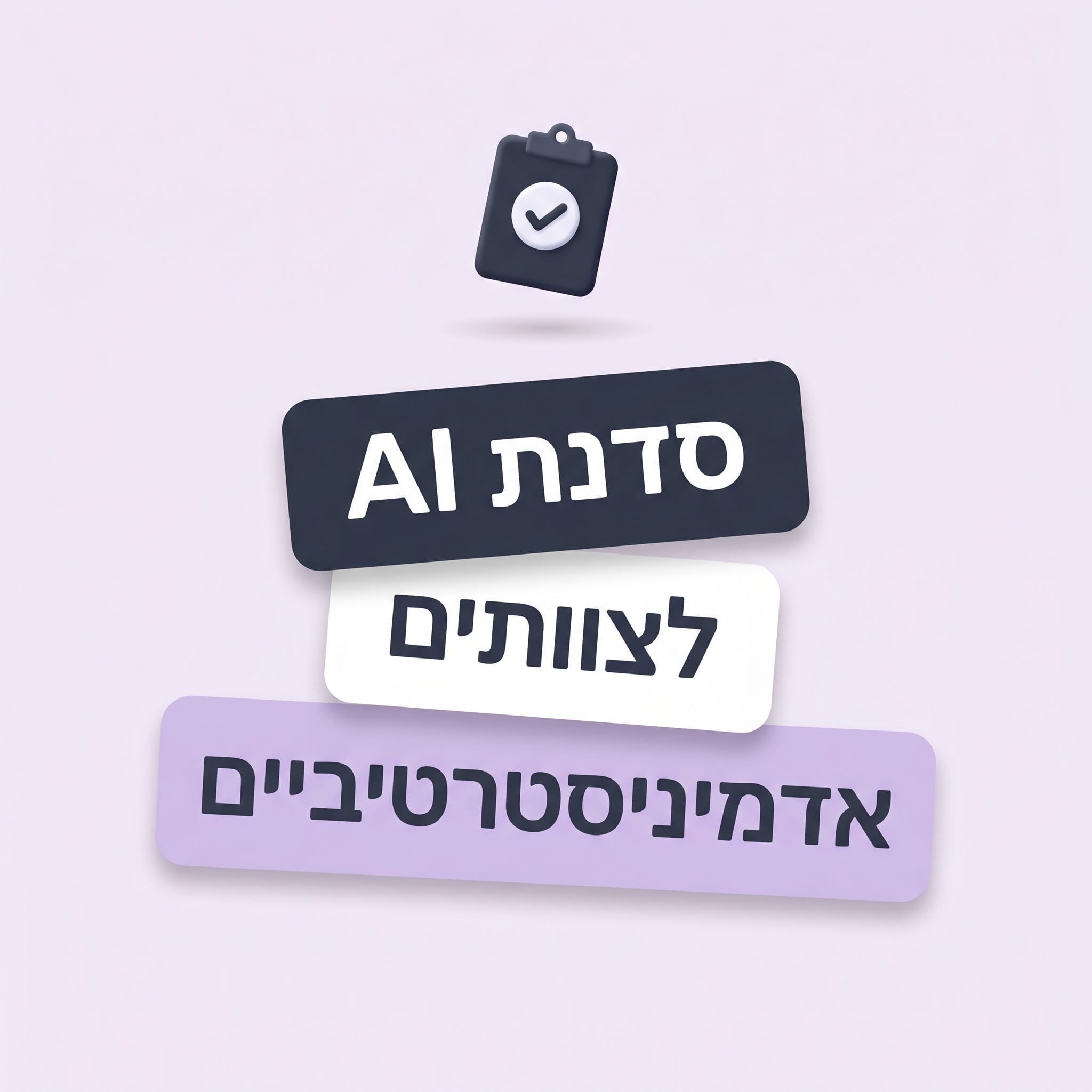 סדנת AI לצוותים אדמיניסטרטיביים