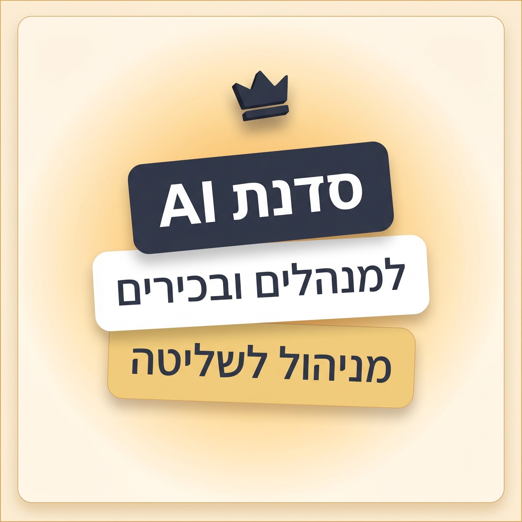 סדנת AI למנהלים ובכירים