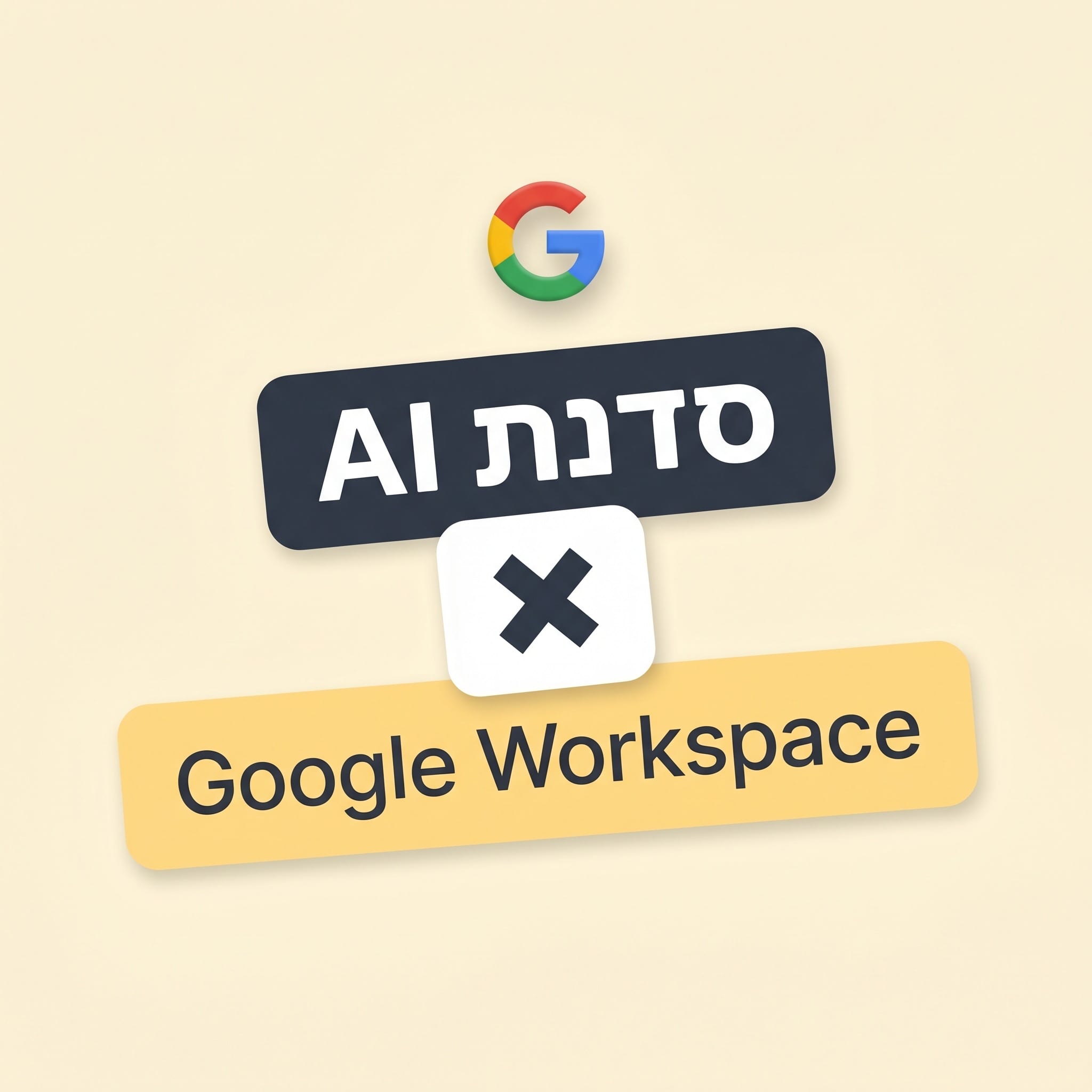 סדנת Google Workspace x AI