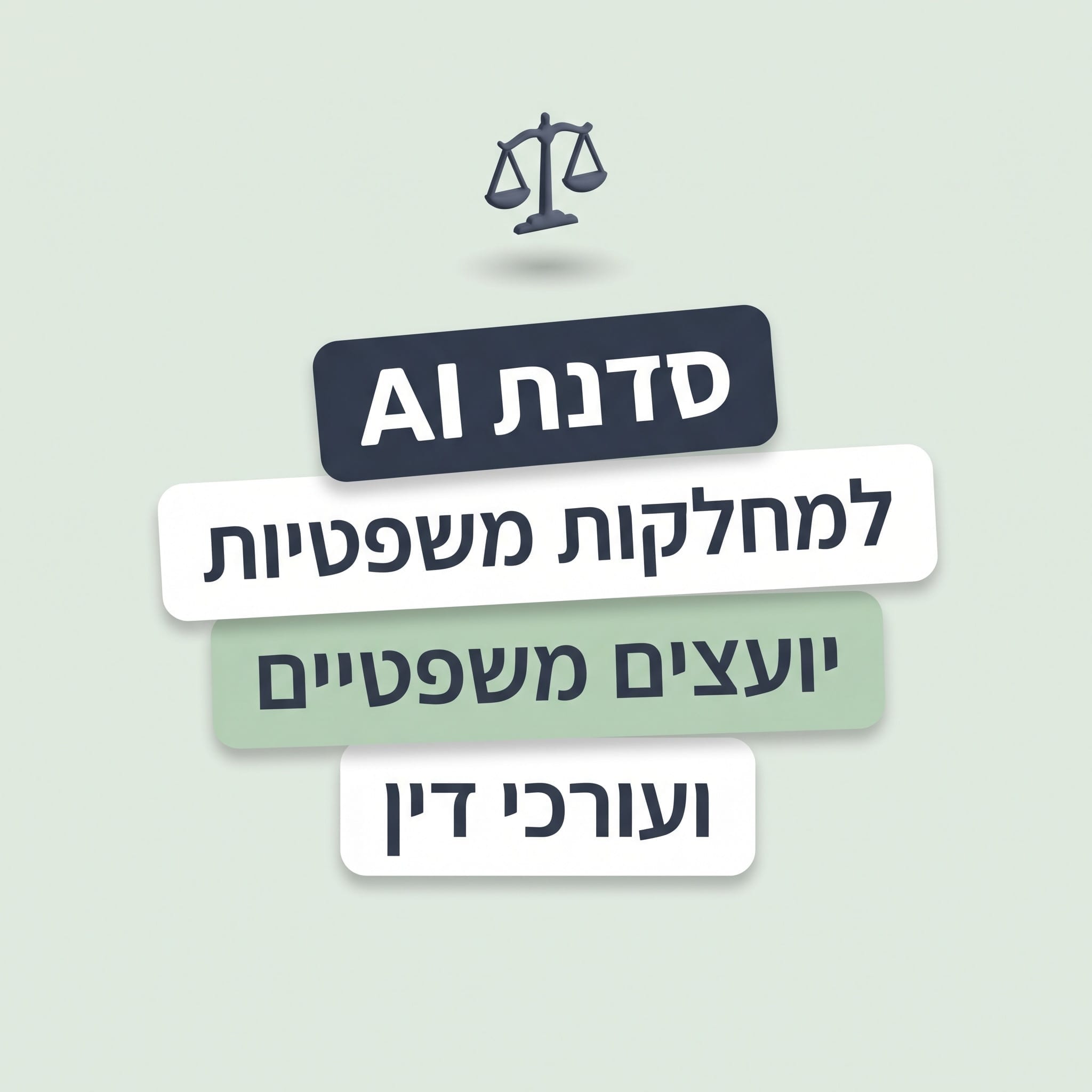 סדנת AI למחלקות משפטיות
